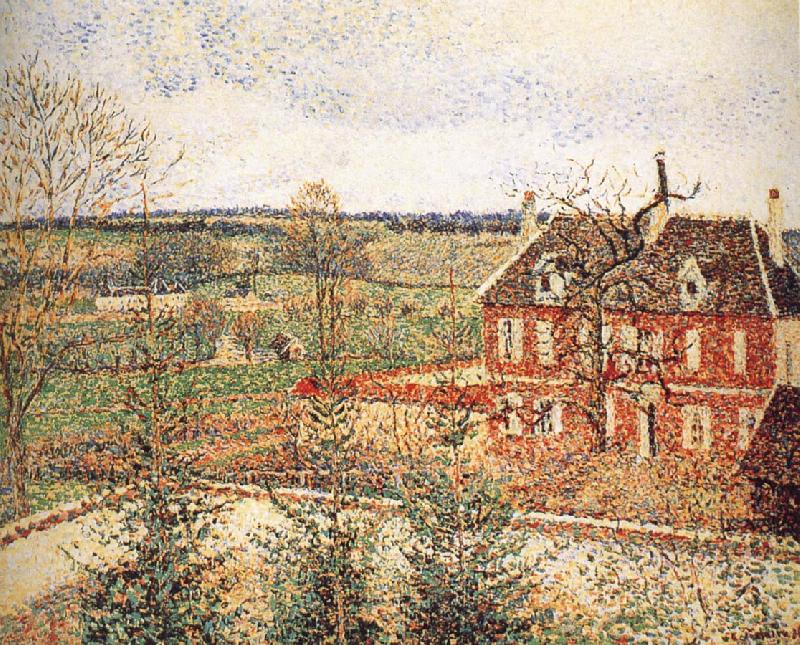 Camille Pissarro Deaf woman's home France oil painting art